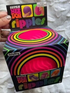 Needoh Ripples Pink Schylling | Toys | New Needoh Super Ripples Pink Super Size Squishy By ...
